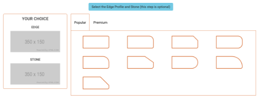 select edge type